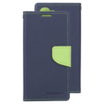 For Samsung Galaxy S23 5G GOOSPERY FANCY DIARY Cross Texture Leather Phone Case(Navy Blue)