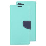 For Samsung Galaxy S23+ 5G GOOSPERY FANCY DIARY Cross Texture Leather Phone Case(Mint Green)