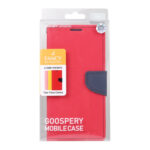 For Samsung Galaxy S23+ 5G GOOSPERY FANCY DIARY Cross Texture Leather Phone Case(Red)