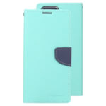 For Samsung Galaxy S23 Ultra 5G GOOSPERY FANCY DIARY Cross Texture Leather Phone Case(Mint Green)