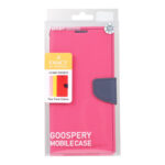 For Samsung Galaxy S23 Ultra 5G GOOSPERY FANCY DIARY Cross Texture Leather Phone Case(Rose Red)