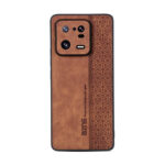 For Xiaomi 13 Pro AZNS 3D Embossed Skin Feel Phone Case(Brown)