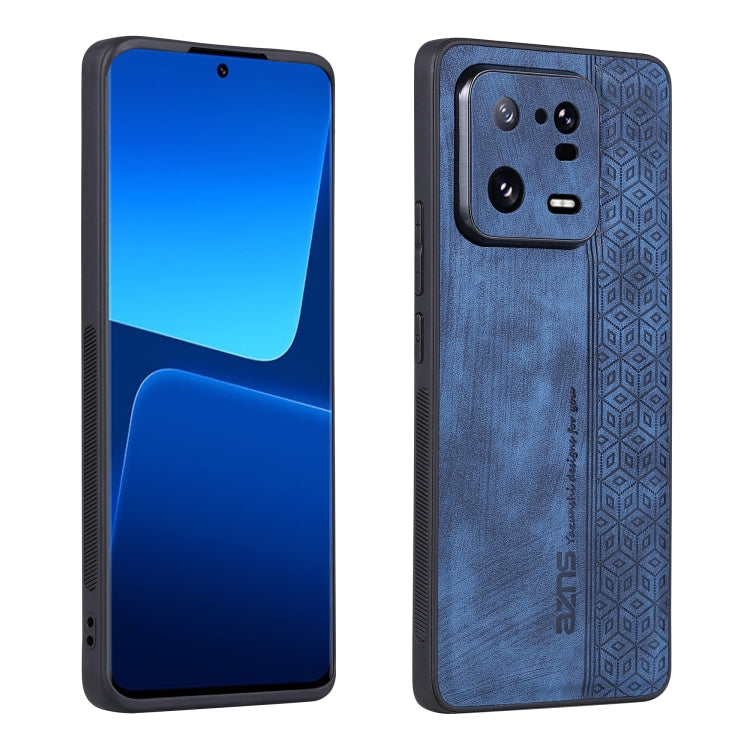 For Xiaomi 13 Pro AZNS 3D Embossed Skin Feel Phone Case(Sapphire Blue)