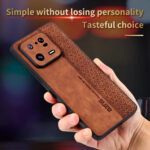 For Xiaomi 13 Pro AZNS 3D Embossed Skin Feel Phone Case(Dark Green)