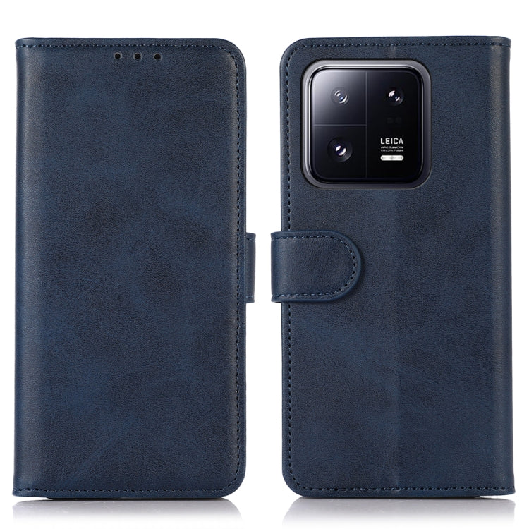 For Xiaomi 13 Cow Texture Leather Phone Case(Blue)