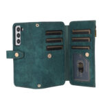 For Samsung Galaxy S23 5G Dream 9-Card Wallet Zipper Bag Leather Phone Case(Green)