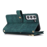 For Samsung Galaxy S23 5G Dream 9-Card Wallet Zipper Bag Leather Phone Case(Green)