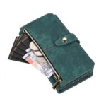 For Samsung Galaxy S23 5G Dream 9-Card Wallet Zipper Bag Leather Phone Case(Green)