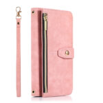 For Samsung Galaxy S23 5G Dream 9-Card Wallet Zipper Bag Leather Phone Case(Pink)