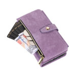 For Samsung Galaxy S23 5G Dream 9-Card Wallet Zipper Bag Leather Phone Case(Purple)