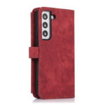 For Samsung Galaxy S23+ 5G Dream 9-Card Wallet Zipper Bag Leather Phone Case(Red)