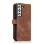 For Samsung Galaxy S23+ 5G Dream 9-Card Wallet Zipper Bag Leather Phone Case(Brown)