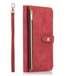 For Samsung Galaxy S23 Ultra 5G Dream 9-Card Wallet Zipper Bag Leather Phone Case(Red)