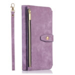 For Samsung Galaxy S23 Ultra 5G Dream 9-Card Wallet Zipper Bag Leather Phone Case(Purple)