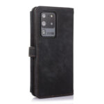 For Samsung Galaxy S20 Dream 9-Card Wallet Zipper Bag Leather Phone Case(Black)