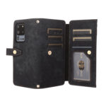 For Samsung Galaxy S20 Dream 9-Card Wallet Zipper Bag Leather Phone Case(Black)