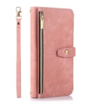 For Samsung Galaxy S20 Dream 9-Card Wallet Zipper Bag Leather Phone Case(Pink)