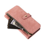 For Samsung Galaxy S20 Dream 9-Card Wallet Zipper Bag Leather Phone Case(Pink)