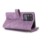 For Samsung Galaxy S20 Dream 9-Card Wallet Zipper Bag Leather Phone Case(Purple)