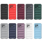 For Xiaomi 13 Magic Shield TPU + Flannel Phone Case(Dark Grey)