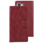 For Samsung Galaxy S23 5G GOOSPERY BLUE MOON Crazy Horse Texture Leather Phone Case(Wine Red)