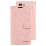 For Samsung Galaxy S23 5G GOOSPERY BLUE MOON Crazy Horse Texture Leather Phone Case(Rose Gold)