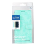 For Samsung Galaxy S23 5G GOOSPERY BLUE MOON Crazy Horse Texture Leather Phone Case(Mint Green)