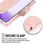 For Samsung Galaxy S23 5G GOOSPERY BLUE MOON Crazy Horse Texture Leather Phone Case(Rose Gold)