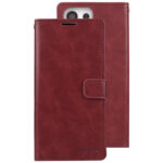 For Samsung Galaxy S23 Ultra 5G GOOSPERY BLUE MOON Crazy Horse Texture Leather Phone Case(Wine Red)