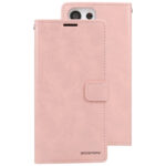 For Samsung Galaxy S23 Ultra 5G GOOSPERY BLUE MOON Crazy Horse Texture Leather Phone Case(Rose Gold)