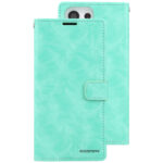 For Samsung Galaxy S23 Ultra 5G GOOSPERY BLUE MOON Crazy Horse Texture Leather Phone Case(Mint Green)