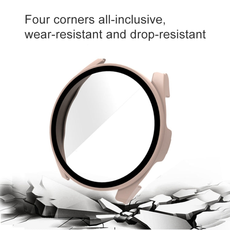 For Xiaomi Watch S2 42mm PC + 9H Tempered Glass Integrated Protective Watch Case(Transparent)