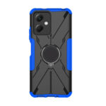 For Xiaomi Redmi Note 12 5G Armor Bear Shockproof PC + TPU Phone Case with Ring(Blue)