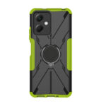 For Xiaomi Redmi Note 12 5G Armor Bear Shockproof PC + TPU Phone Case with Ring(Green)