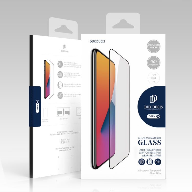 For Xiaomi 13 10pcs DUX DUCIS 0.33mm 9H Medium Alumina Tempered Glass Film