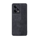 For Xiaomi Redmi Note 12 Pro AZNS 3D Embossed Skin Feel Phone Case(Black)