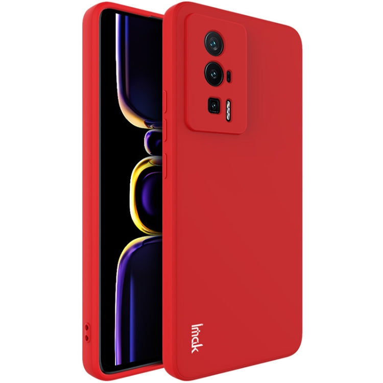 For Xiaomi Redmi K60 5G / K60 Pro 5G / Poco F5 Pro 5G IMAK UC-4 Series Straight Edge TPU Soft Phone Case(Red)