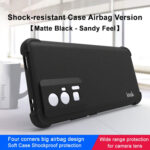 For Xiaomi Redmi K60 5G / K60 Pro 5G / Poco F5 Pro 5G imak Shockproof Airbag TPU Phone Case(Matte Black)