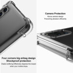 For Xiaomi 13 Pro 5G imak Shockproof Airbag TPU Phone Case(Transparent Black)