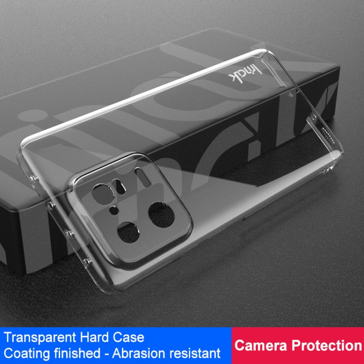 For Xiaomi 13 Pro 5G 8.38mm Ceramic Version imak Wing II Pro Series Wear-resisting Crystal Phone Protective Case(Transparent)