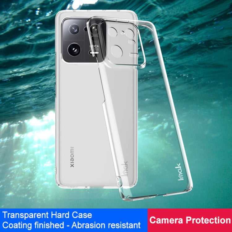 For Xiaomi 13 Pro 5G 8.38mm Ceramic Version imak Wing II Pro Series Wear-resisting Crystal Phone Protective Case(Transparent)