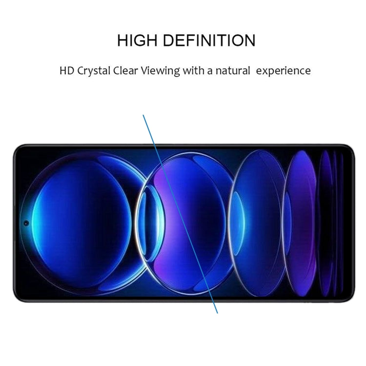 Full Glue Full Cover Screen Protector Tempered Glass Film For Xiaomi Redmi Note 12 Pro/12 Pro+ Global