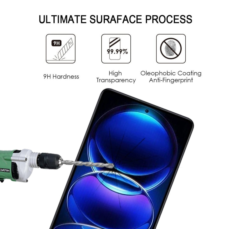 Full Glue Full Cover Screen Protector Tempered Glass Film For Xiaomi Redmi Note 12 Pro/12 Pro+ Global