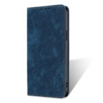 For Xiaomi 13 RFID Anti-theft Brush Magnetic Leather Phone Case(Blue)