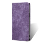 For Xiaomi 13 RFID Anti-theft Brush Magnetic Leather Phone Case(Purple)