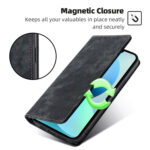 For Xiaomi 13 Pro RFID Anti-theft Brush Magnetic Leather Phone Case(Black)