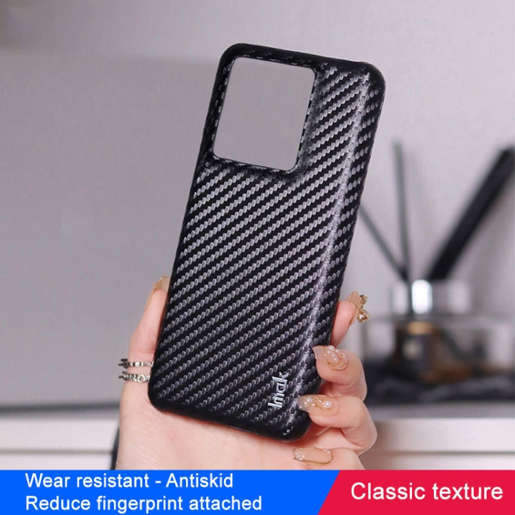 For Xiaomi 13 Pro 5G 8.38mm Ceramic Version IMAK Ruiyi Series Carbon Fiber PU + PC Phone Case(Black)