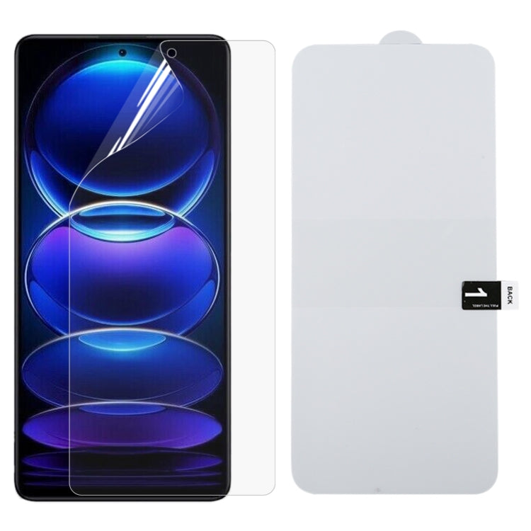 Full Screen Protector Explosion-proof Hydrogel Film For Xiaomi Redmi Note 12 Pro/12 Pro+ Global