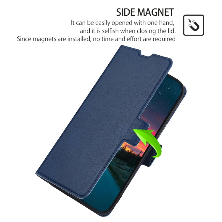 For Xiaomi 13 Pro Ultra-thin Voltage Side Buckle Leather Phone Case(Blue)