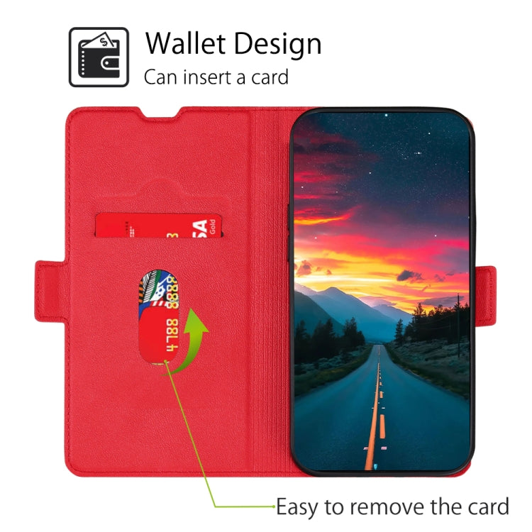 For Xiaomi 13 Pro Ultra-thin Voltage Side Buckle Leather Phone Case(Red)